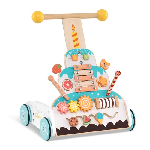 Wooden baby walker ice cream - walker,