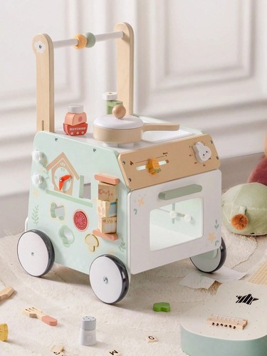 Wooden baby walker activity - walker,