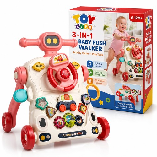 Toy life baby push - life, 3-in-1