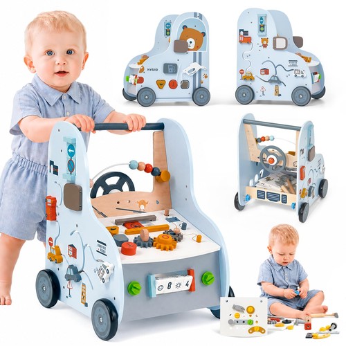 Wooden baby walker - 11-in-1,