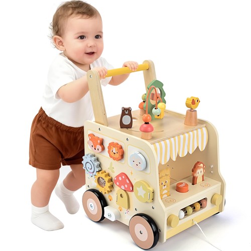 Pithfor wooden activity cube - wooden,